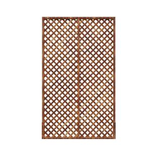 防腐木栅栏篱笆围栏花园护栏庭院室外装饰网格墙屏风隔断爬藤花架