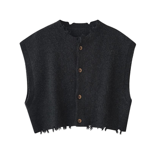 夏今年流行的盐系三件套秋冬装2024新款马甲上衣半身裙套装女不晚