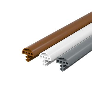 木门静音条卧室门缝隔音密封条防风防撞皮条套装门胶条门框卡槽式