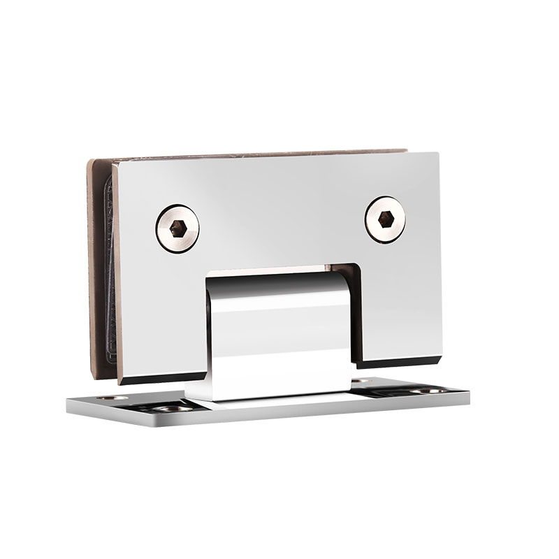 玻璃门合页90度浴室淋浴房合页哑黑玻璃门夹铰链180度折页双开