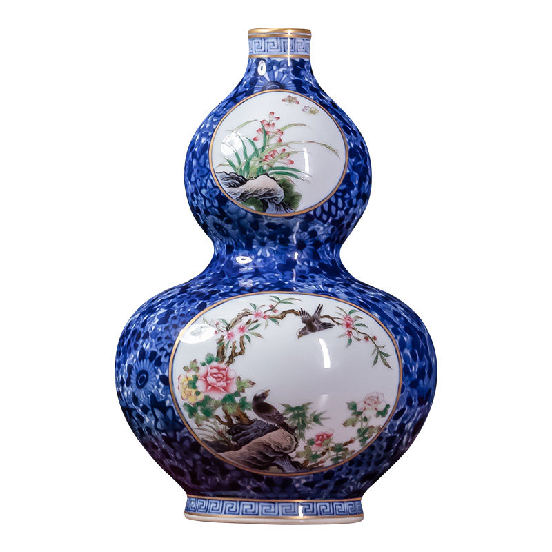 钟家窑景德镇陶瓷器葫芦瓶仿古