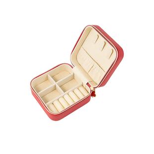 【自营】leqiyuan首饰收纳盒高档精致小巧便携式戒指项链手镯耳饰