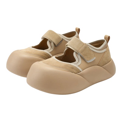 SGIRL TWTW2026新款大头鞋松糕厚底板鞋丑萌轻便面包鞋百搭增高鞋