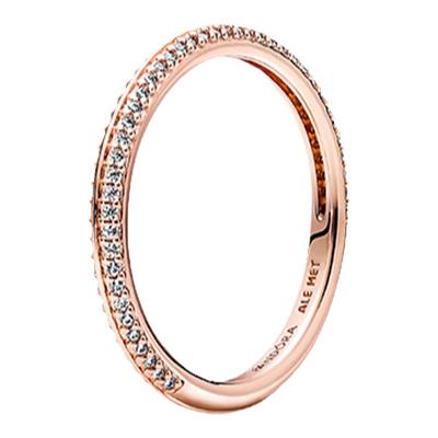 [新年礼物]Pandora潘多拉ME系列率性光环戒指Pavé密镶设计简约