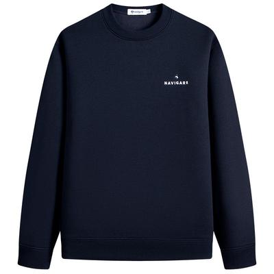 Navigare圆领加绒套头卫衣