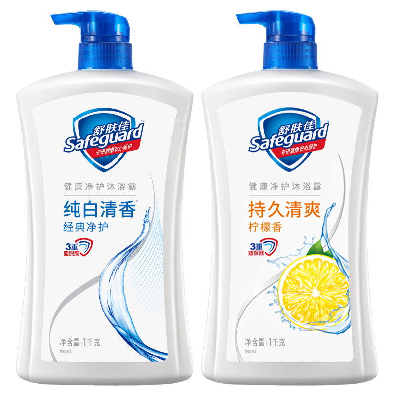 长效守护清爽!舒肤佳柠檬沐浴露