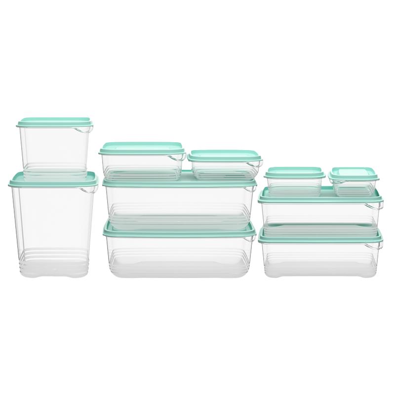 保鲜盒食品级冰箱专用塑料盒子长方形饭盒收纳盒储物盒密封盒厨房