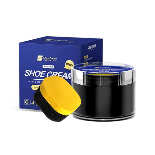 SnowDream鞋油擦鞋神器黑色真皮保养油无色通用皮鞋护理绵羊油