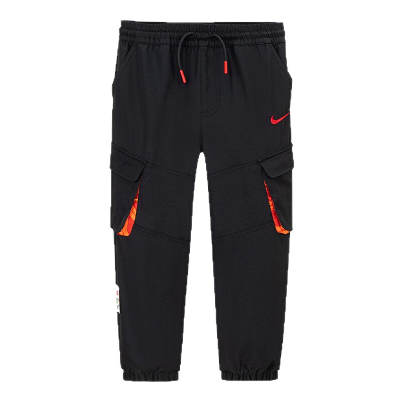NIKE儿童装男童长裤新年裤子春季新款休闲裤潮酷工装风NY2512253