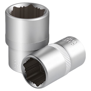 开拓防滑套筒扳手台湾进口1/2大飞8-32mm六角套筒头汽修专用工具