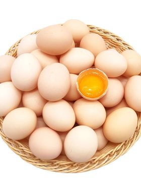 农家散养土鸡蛋营养新鲜虫草月子