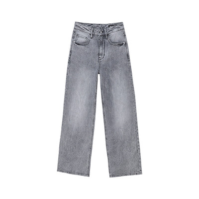 ABLEJEANS女士阔腿拖地牛仔裤