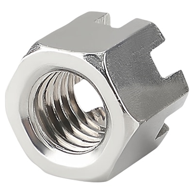 【全网热销】不锈钢六角开槽螺母