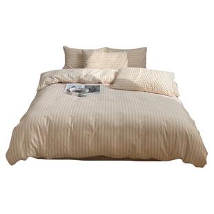 2025新款全棉水洗棉四件套 纯棉被套床单宿舍床上三件套4床上用品