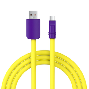 怪兽超人 6A数据线适用苹果15华为mate70一加typec荣耀加粗彩色2米液态硅胶100W快充闪充安卓手机车载充电线