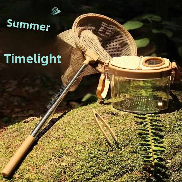 儿童捞鱼抄网捕鱼网兜渔网户外钓鱼溪边玩水小孩手杆装备捞小鱼网