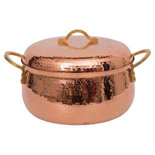 电磁炉铜火锅专用铜锅中式传统钵子纯铜纯紫铜汤锅炖锅家用火锅盆