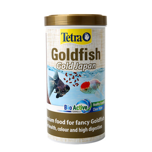 德彩鱼粮日本金鱼饲料观赏鱼锦鲤鱼增色增艳鱼粮不浑水小颗粒鱼食