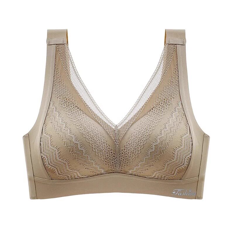 品牌新品款文胸无钢圈小胸聚拢调整型美背心式乳胶无痕内衣女套装