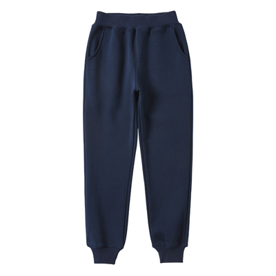 夏天薄款儿童深蓝色运动裤