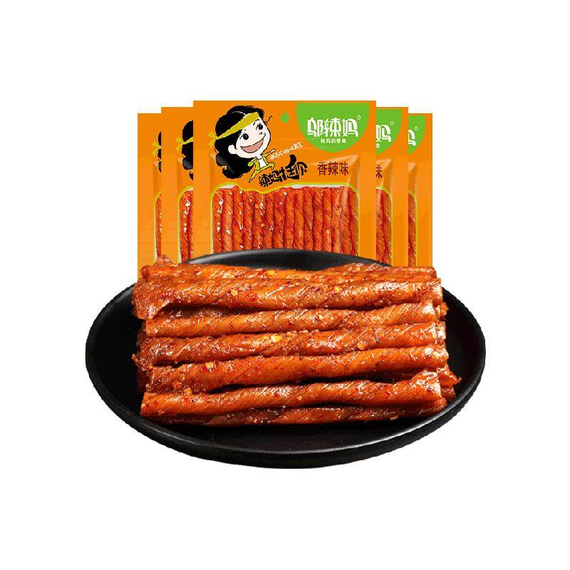 邬辣妈麻辣豆卷70g*5包经典酒鬼豆筋香辣劲道童年解馋辣条零食