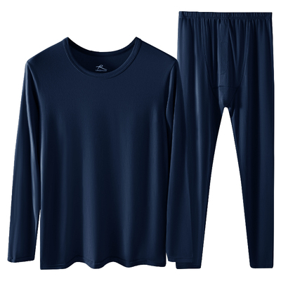 浪莎莱卡棉男士高弹修身秋衣秋裤