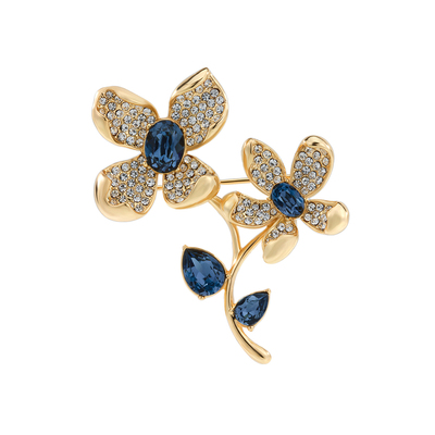 Eternelle鎏庭花冕轻奢高档胸针