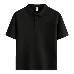 薄款纯色凉感夏季短袖POLO衫男翻领商务休闲透气T恤上衣男装上衣