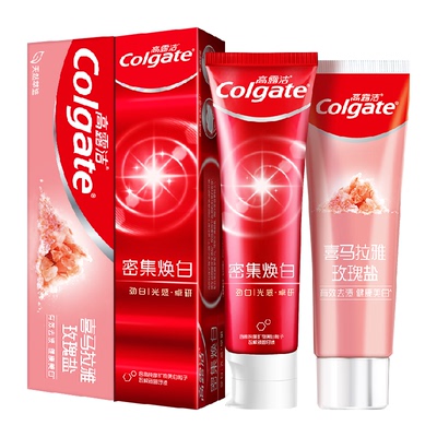 高露洁玫瑰盐焕白牙膏240g