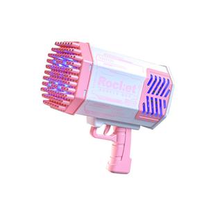 2025网红新款69孔泡泡机儿童手持加特林吹烟花枪全自动男女孩玩具