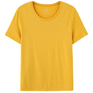 意大莱短袖T恤女莫代尔打底上衣