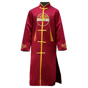 六一儿童相声服长衫袍大褂说书人国学汉服朗诵表演合唱快板演出服