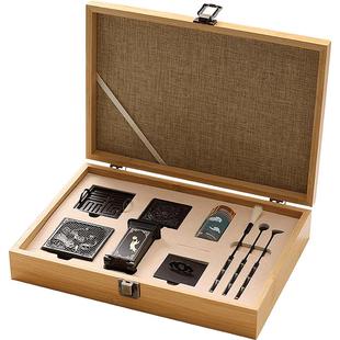 纯铜青莲香道套装用品入门打香篆工具香炉家用香灰压沉檀香熏香炉