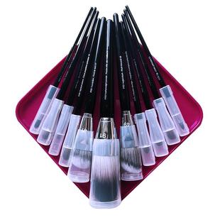 莉迪亚化妆刷毛头保护套盖散粉眼影刷子便携刷头防尘防水壳子塑料