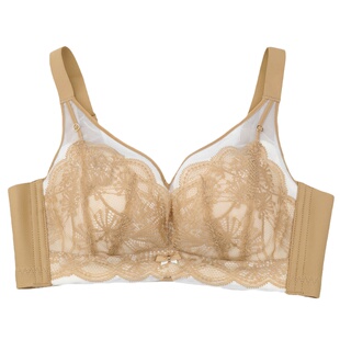 媛柔旗舰店内衣女无钢圈中厚聚拢收副乳调整型性感文胸罩2359B杯