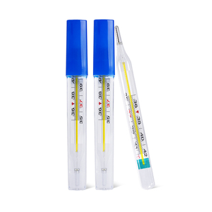 医用无汞体温计家用准确测人玻璃温度计婴儿专用儿童体温表探热针