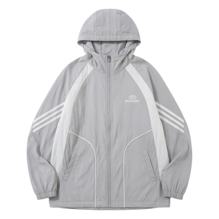 防晒衣服男夏季薄款青少年初高中学生冰丝透气连帽外套男装士潮流