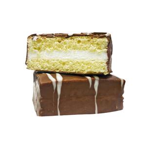 16包丝绒蛋糕黑巧克力q点涂层面包经典点心营养早餐健康分享精选