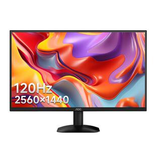 AOC 24英寸2K高清IPS屏幕120Hz超频电竞电脑显示器Q24B35笔记本27