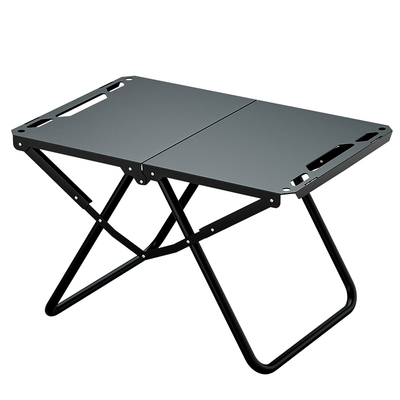 户外折叠桌子便携露营桌椅简约饮茶野餐桌速开战术桌多功能碳钢桌