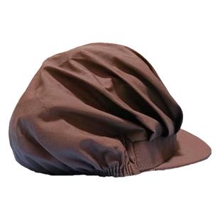 卫生餐饮防尘帽子男女劳保工作帽车间食堂防掉发鸭舌帽纯色防油烟