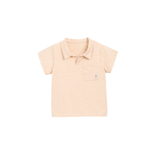 【匹马棉】whitewheat儿童26夏季新款T恤男女童短袖老钱风polo衫