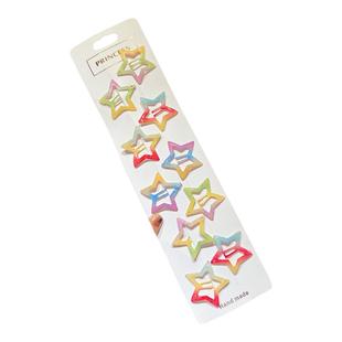 网红同款星星发夹可爱爆款bb夹发卡小夹子头饰女侧边刘海儿童卡子