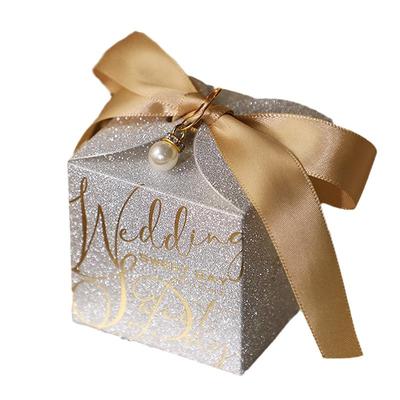 2024新款喜糖盒ins风婚礼网红喜糖袋糖果礼盒空盒子欧式伴手礼