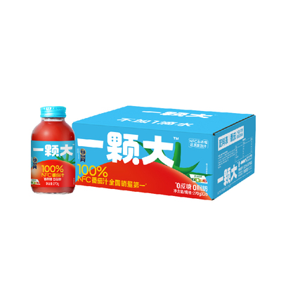 【一颗大】100%NFC纯番茄汁果蔬汁无添加饮料 非浓缩还原果汁