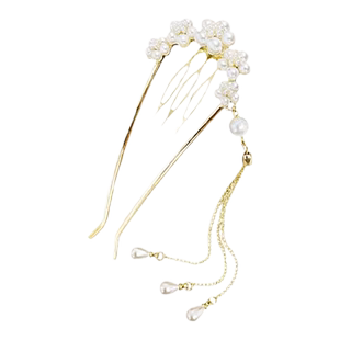 国风流苏珍珠款步摇发簪新中式汉服旗袍头饰发钗古风日常簪子发饰