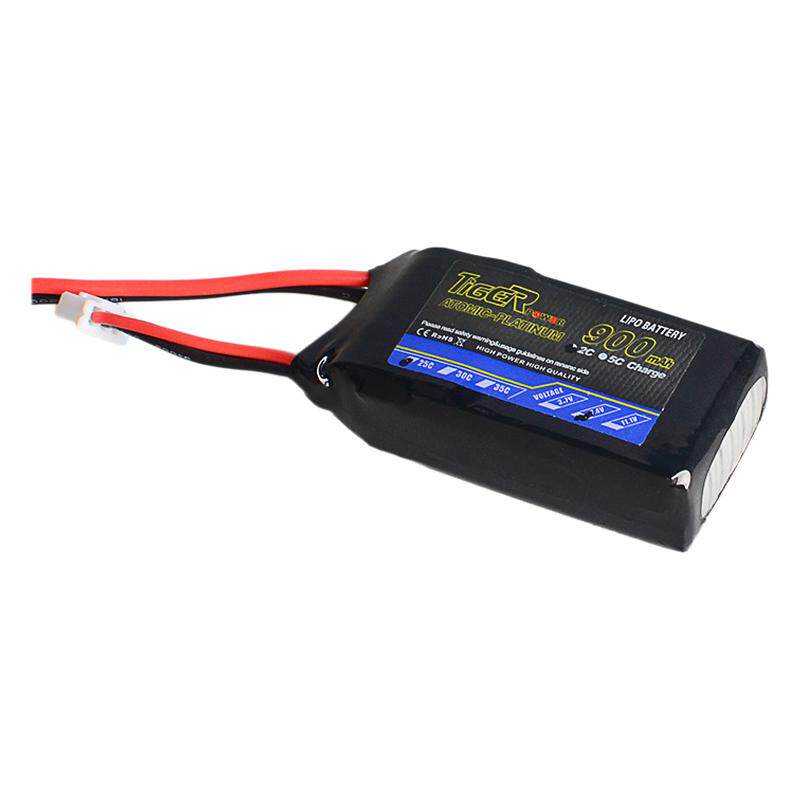 航模玩具车遥控车无人机直升机老虎锂电池900mAh7.4V11.1V2s3s4s