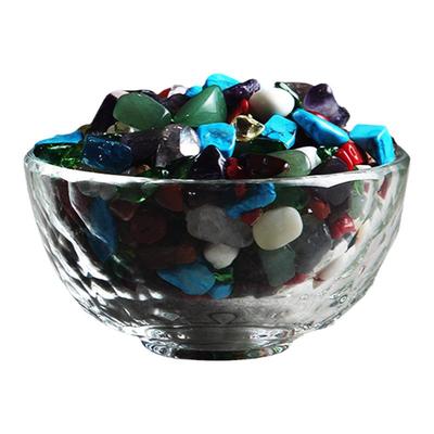 七彩石水晶供奉招财琉璃玛瑙