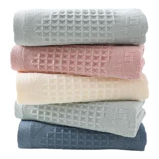 毛巾纯棉洗脸家用成人男女吸水不掉毛纱布情侣洗澡柔软速干大面巾