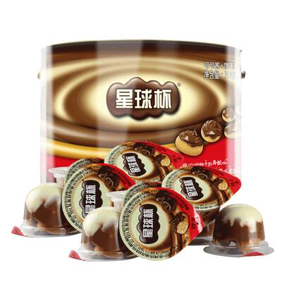 升级！星球杯390g*2桶夹心饼干粒